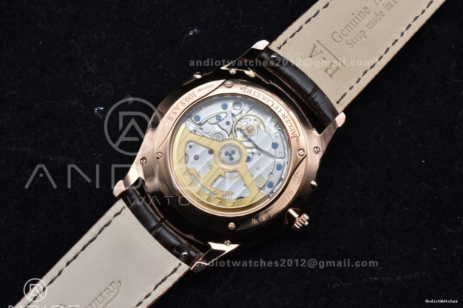 on Best RG SA925 Ultra Brown Moon Master FreshLook Leather 1:1 908 Strap Dial Super White Thin APSF Clone Edition 0320